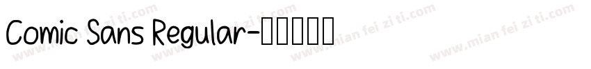 Comic Sans Regular字体转换